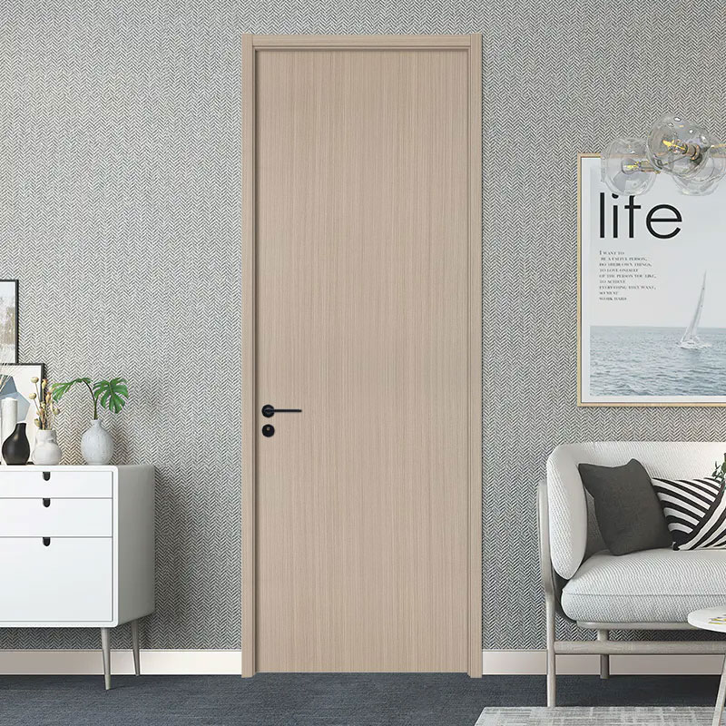 GW-100 Ușă de interior din PVC MDF culoare pară argintie