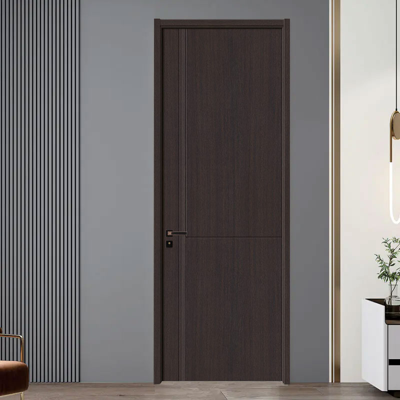 GW-113 Ușă de interior din PVC MDF negru
