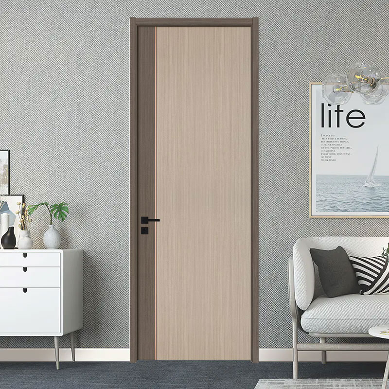 GW-302 Ușă de cameră interioară PVC MDF dublă culoare